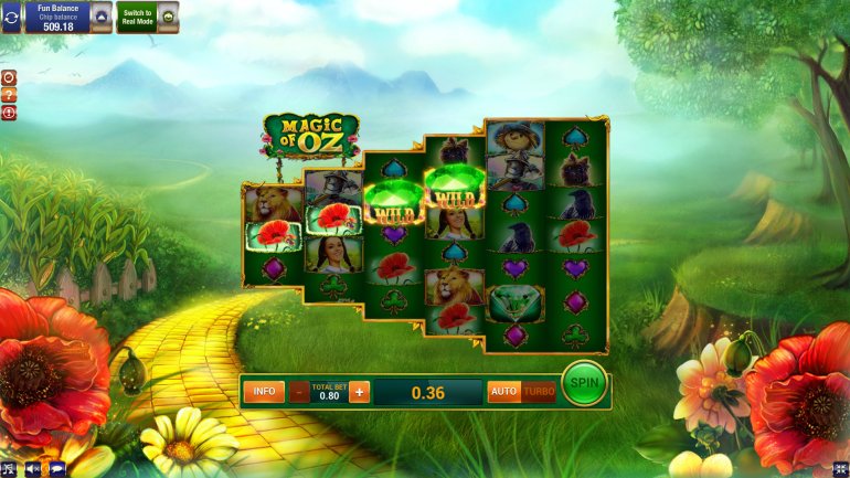 Magic of Oz video slot